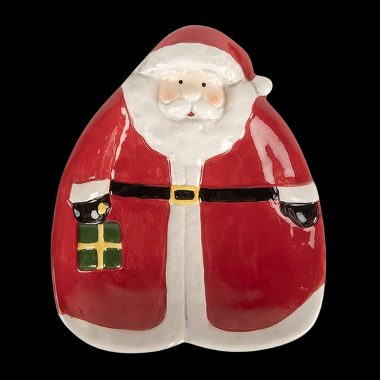 Festlich Weihnachtsmann Teller Dekoration Weihnachten vintage