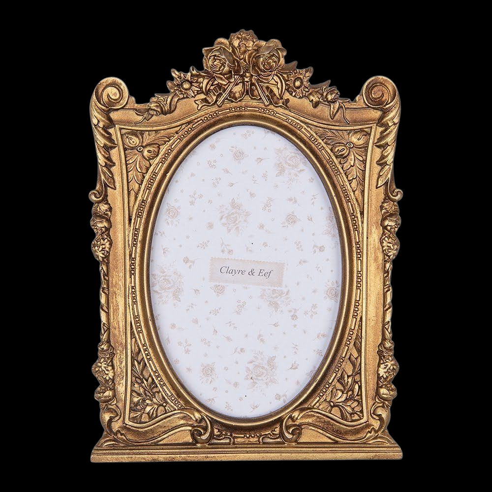 Prunkvoller Barockrahmen in goldfarben barock 10 x 15 cm