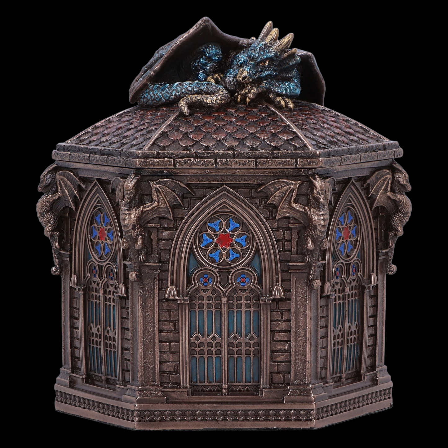 Gothic Dekobox Schmuckschatulle "Sleeping Dragon"