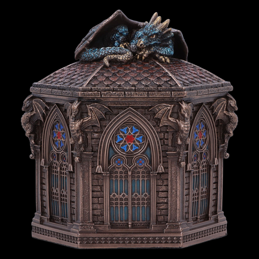 Gothic Dekobox Schmuckschatulle "Sleeping Dragon"