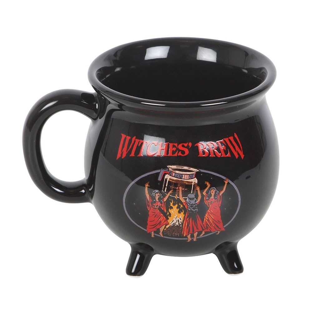 Hexxenkessel Tasse Steven Rhodes "Witches Brew" 430 ml schwarz