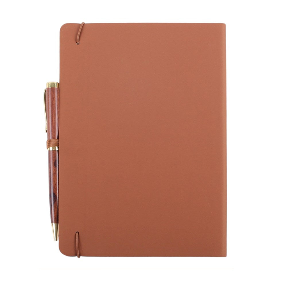 Keltischer Schildknoten A5 Kunstleder-Notizbuch mit Stift Wikinger Geschenk 21 cm