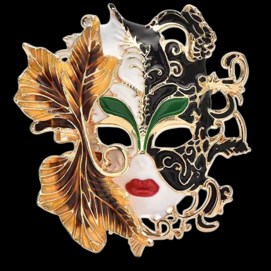 Brosche Venezianische Maske
