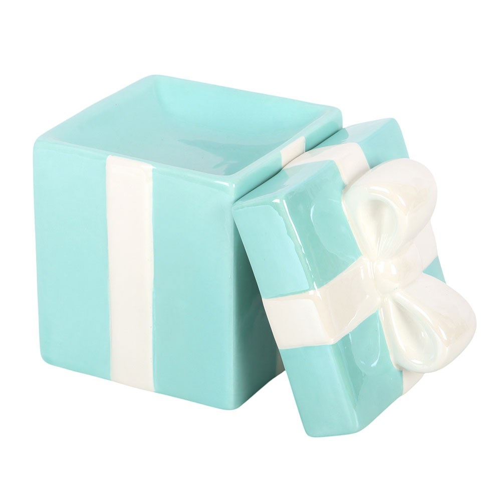 Tiffany Blue Gift Box Keramik – Deckel abgenommen, Innenansicht