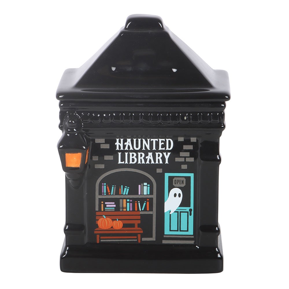 Süße Geister Keramik-Duftlampe Bibliothek "Haunted Library" Gothic Deko