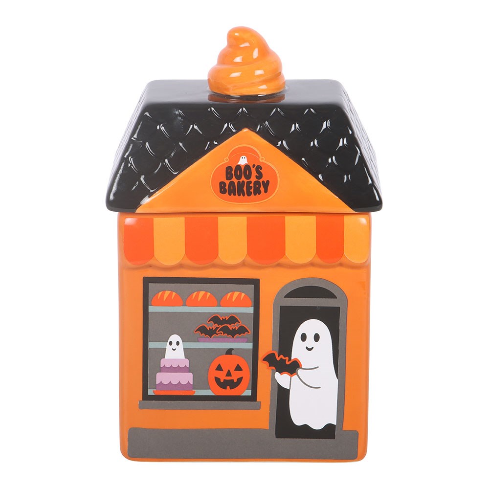 Boo's Bakery Kramik Duftlampe Haus Halloween kleiner Geist Gothic