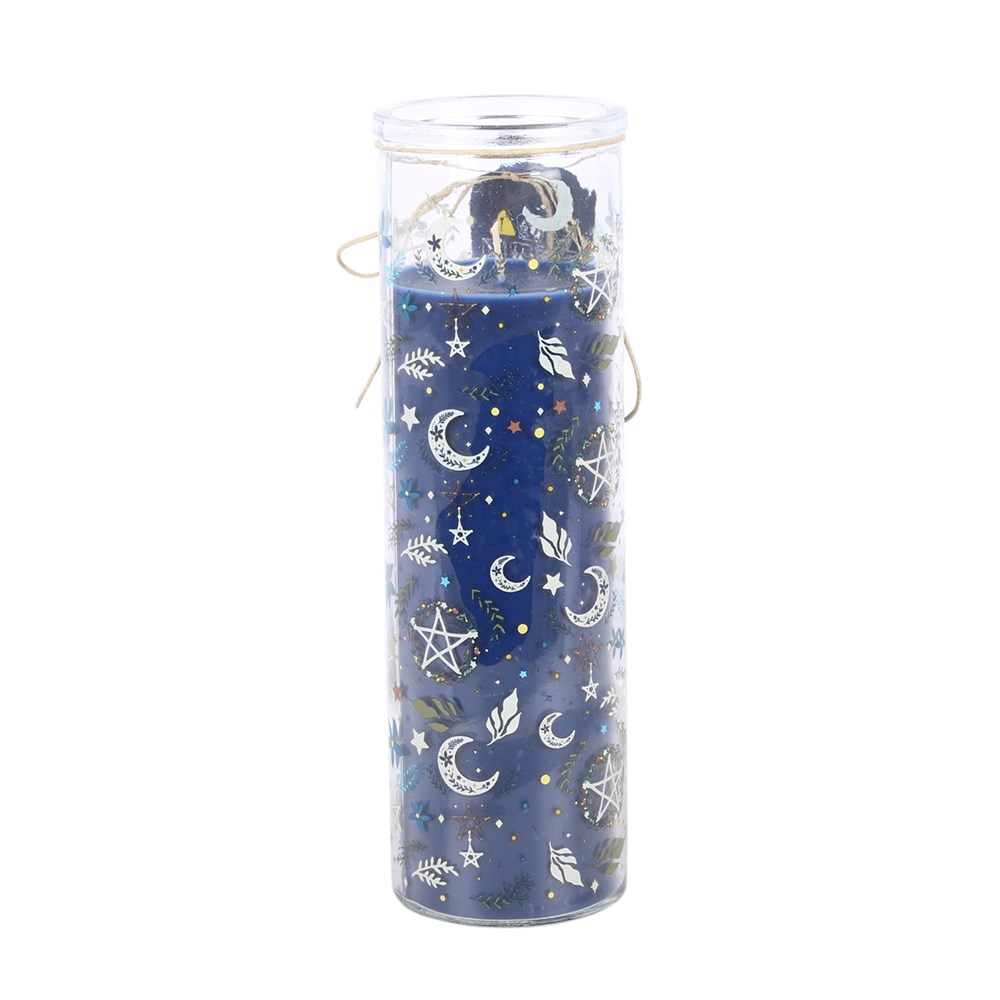 Mystical Wax Tube Candle – Blackberry & Pine Detail