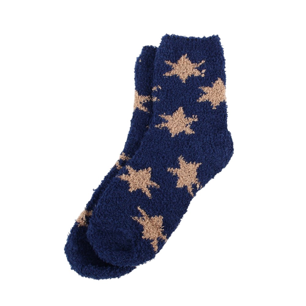 Leaping Hare Socken – Navy mit goldenen Sternen