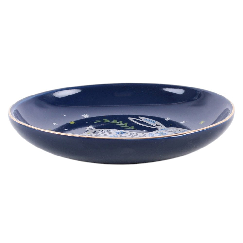 Leaping Hare Ceramic Trinket Dish – Lifestyle