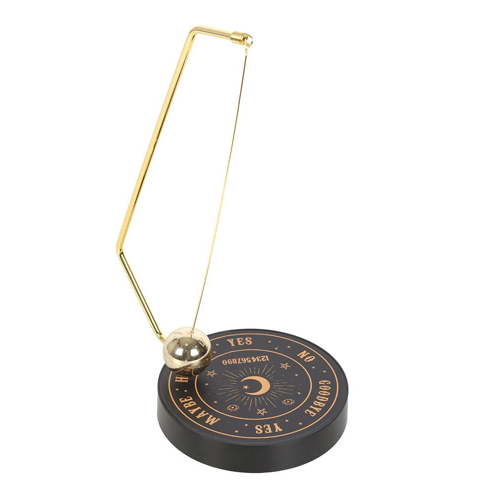 Mystisches Spirit Board Pendelbrett mit Pendel schwarz-gold