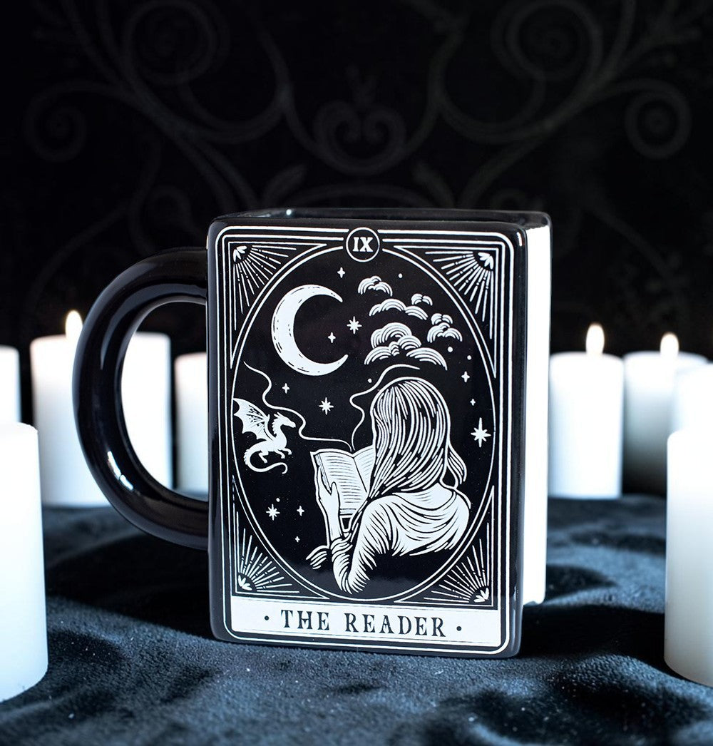 The Reader Tarot Keramiktasse – Lifestyle mit Kerzen & Kristallen