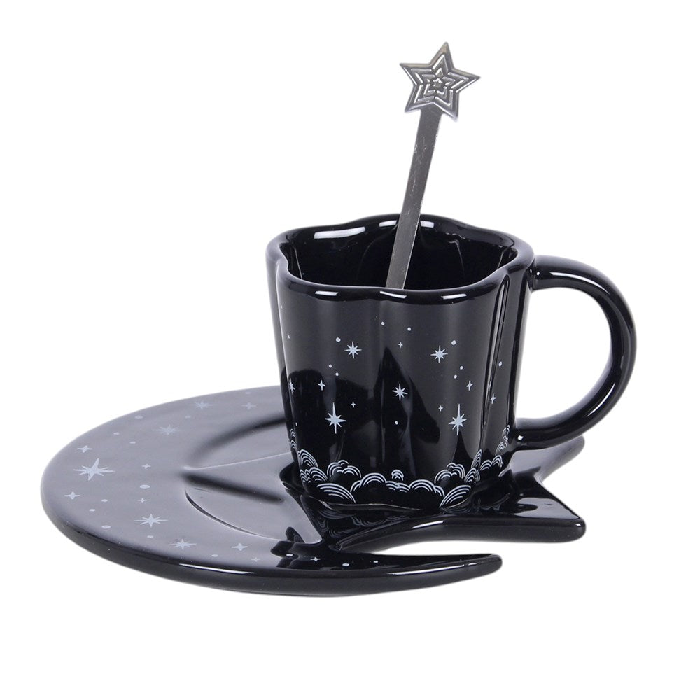 Spellbound Espressotasse Frontansicht schwarz