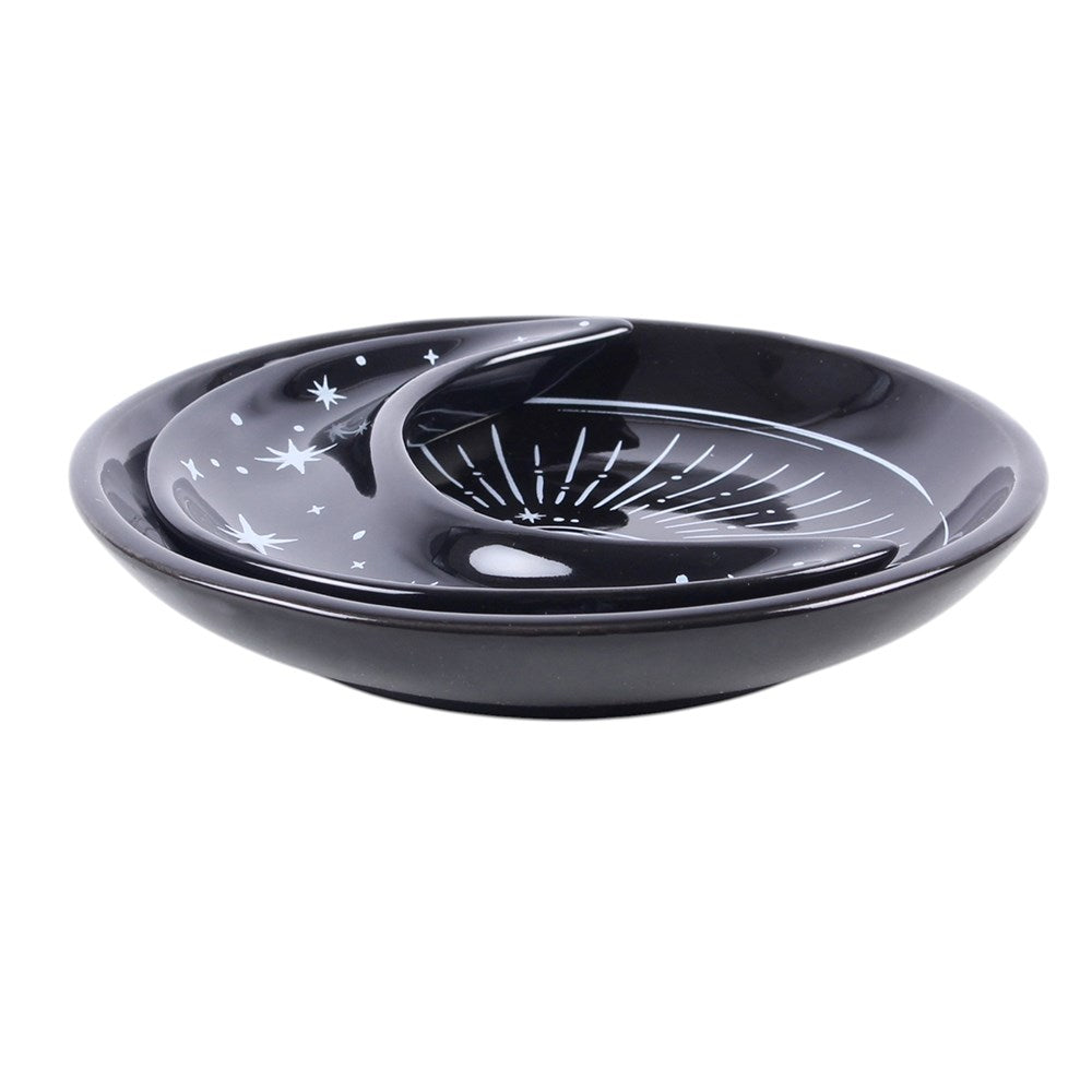 Gothic Keramikschale Mond & Auge – Seitenansicht