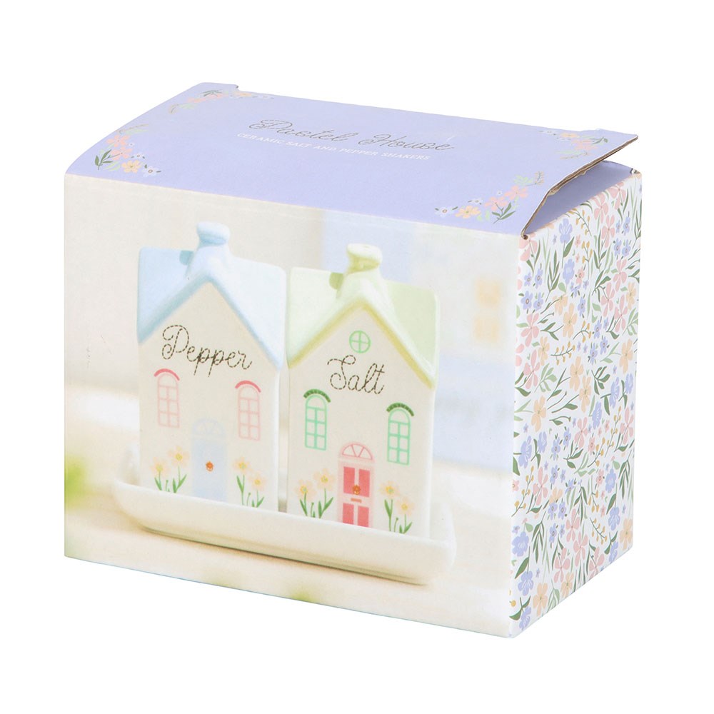 Sweet Salz - und Pfefferstreuer Haus Pastell vintage