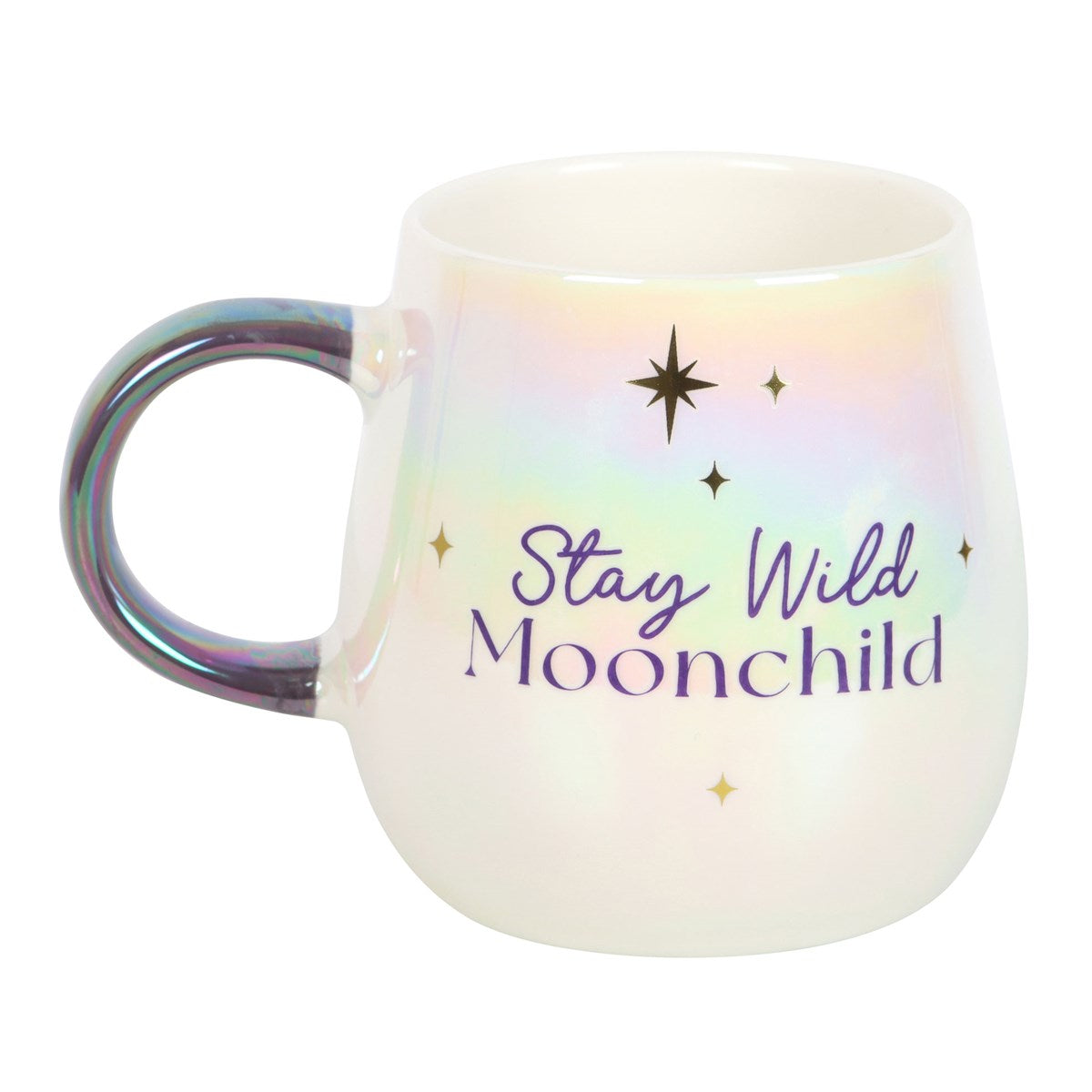 Schillernder Faßbecher "Stay Wild Moonchild" Tasse 500 ml