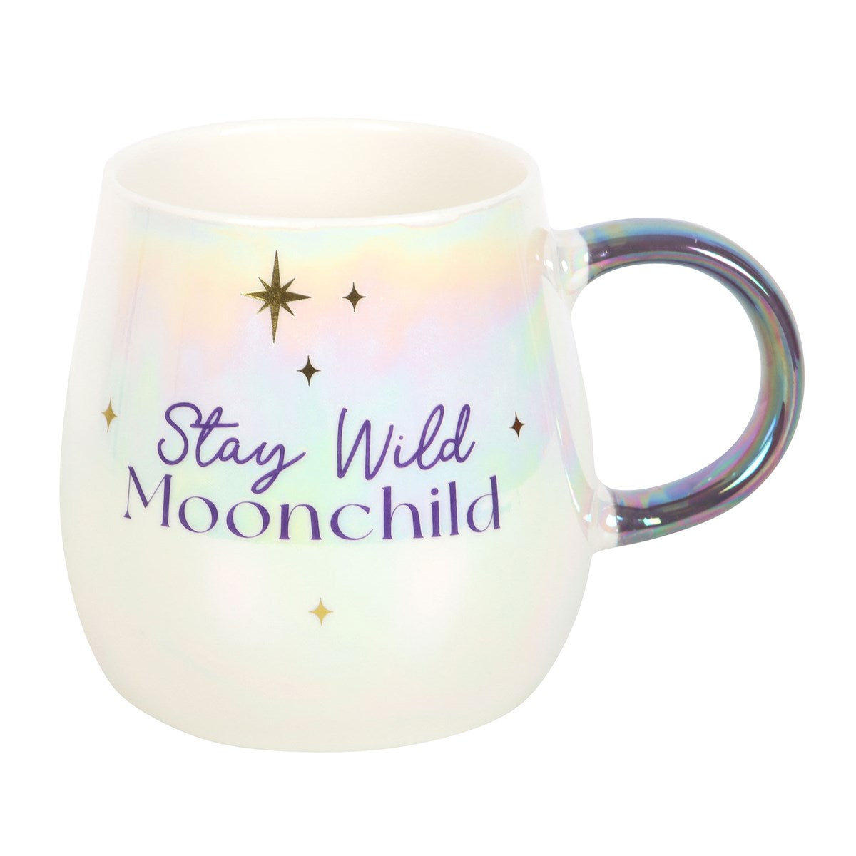 Schillernder Faßbecher "Stay Wild Moonchild" Tasse 500 ml