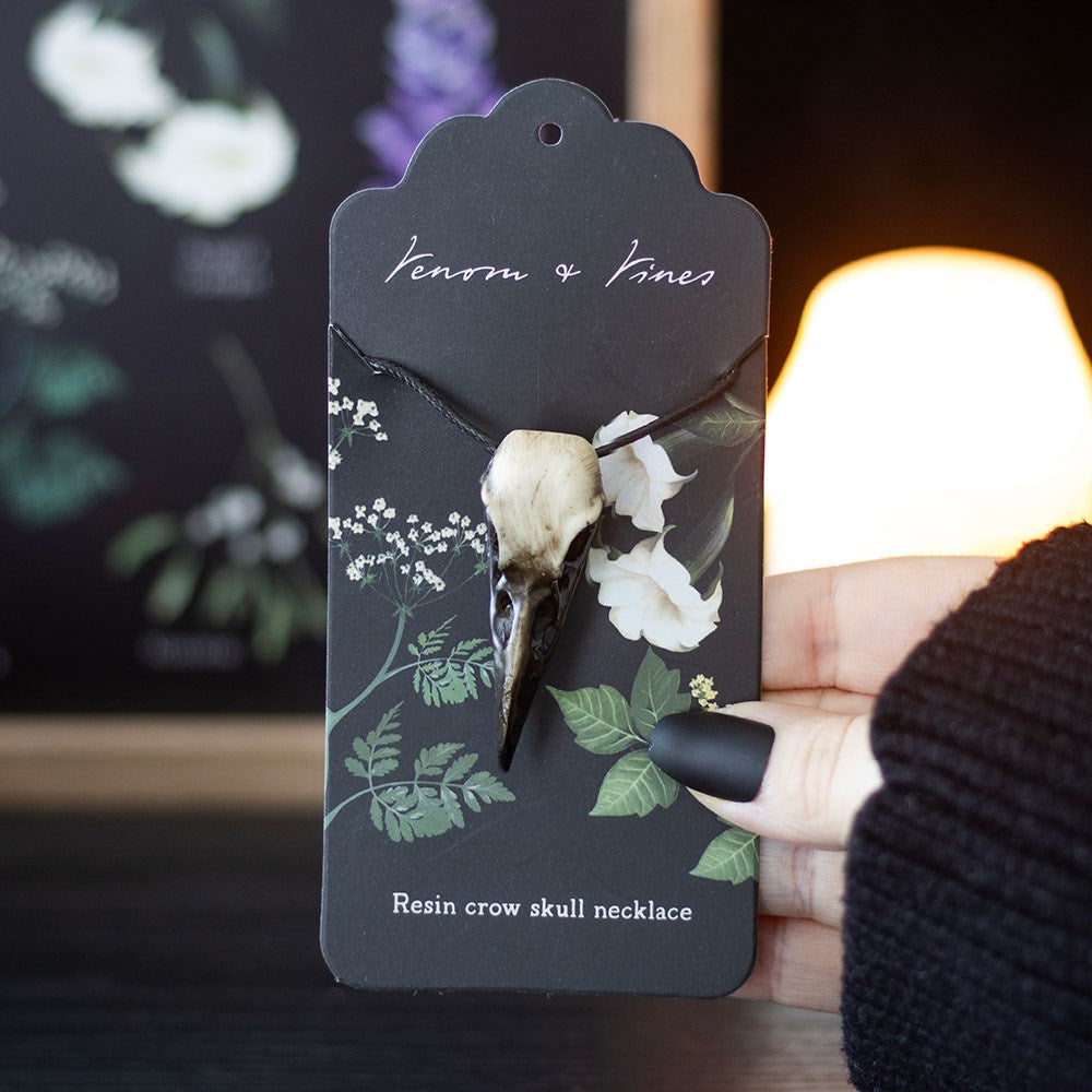 Düsterer Gothic Halsschmuck Halskette "Dark Raven" Rabenkette