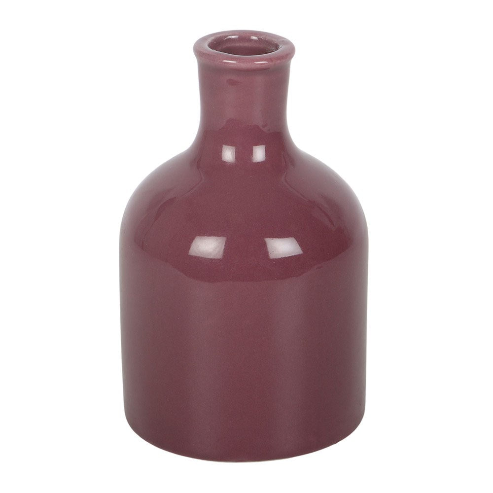 Widowsweb - Mini Hexen-Flasche als Gothic Kerzenhalter & Vase violett