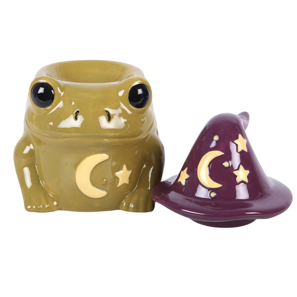 Fantasy Duftlampe "Wizard Frog" Halloween vintage Deko Frosch