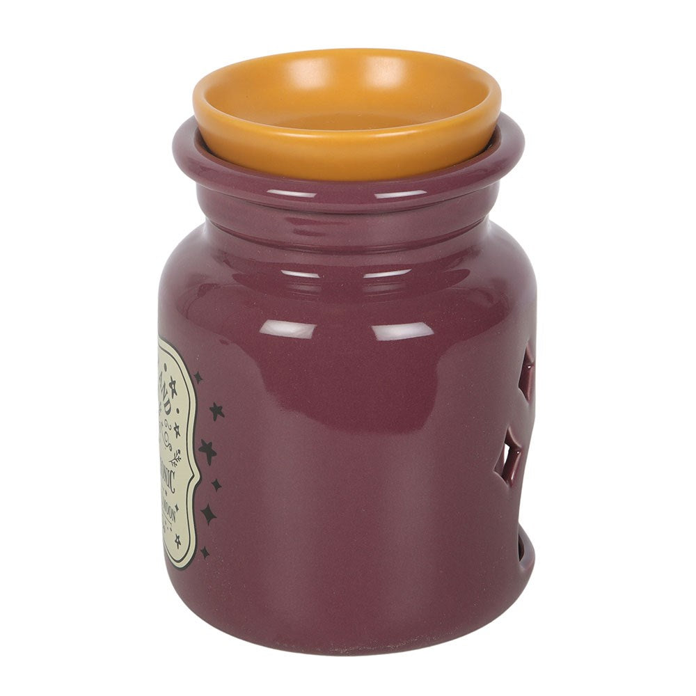 Trickster Tonic Oil Burner Duftlampe Apotheker-Flasche in violett Witchy