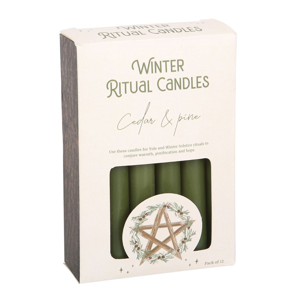 Winter Ritual Candles Cedar & Pine – Packung Seitenansicht