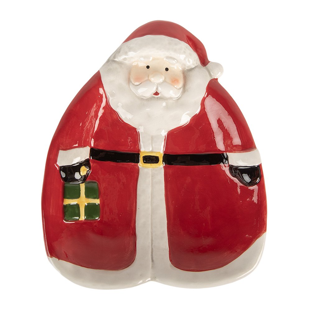 Festlich Weihnachtsmann Teller Dekoration Weihnachten vintage