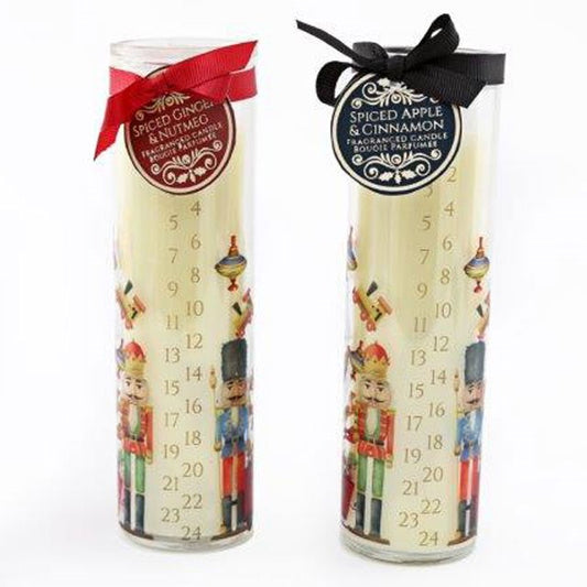 Nostalgische Kerze Im Glas Adventskalender Nussknacker