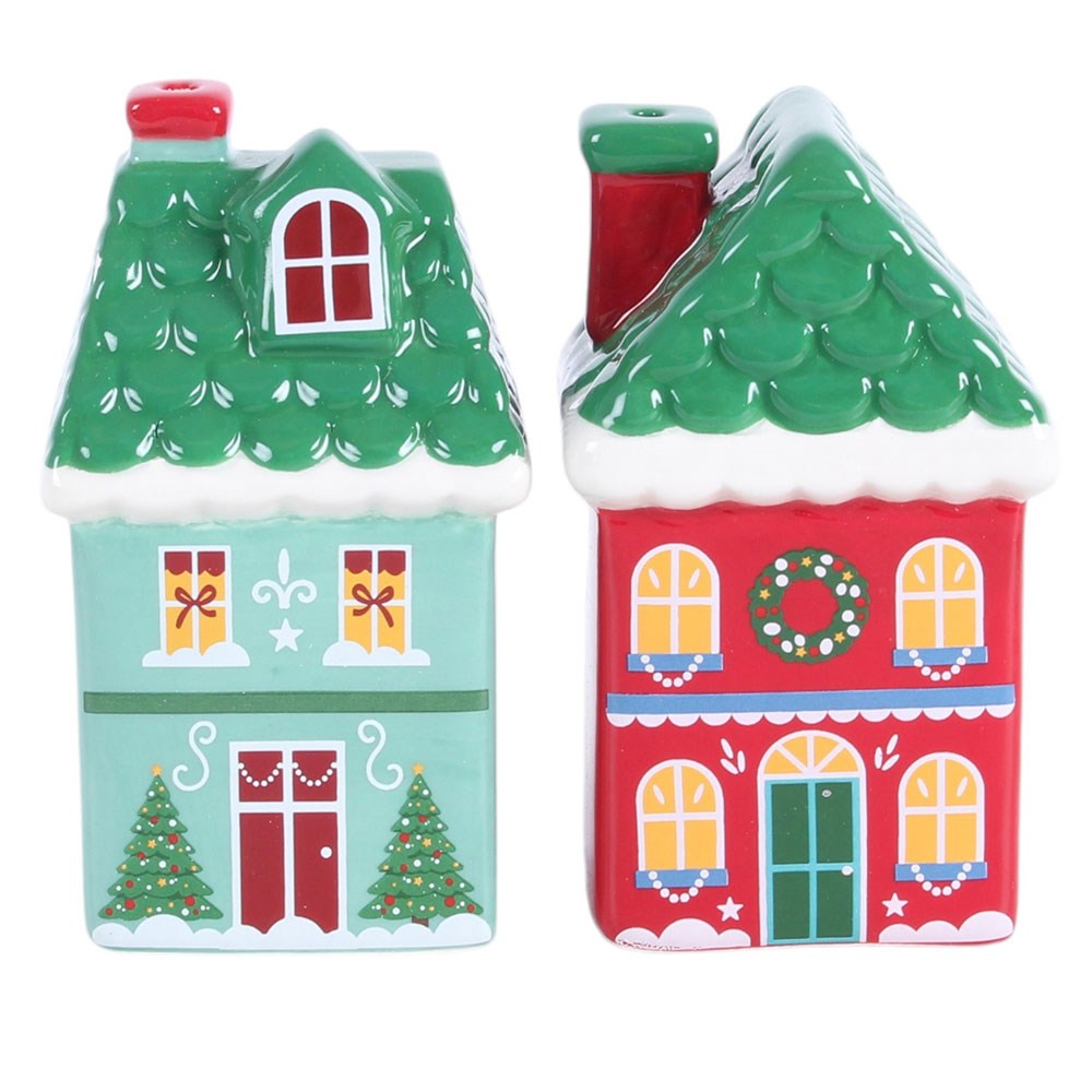 Christmas House Salz- & Pfefferstreuer Set – Unterseite