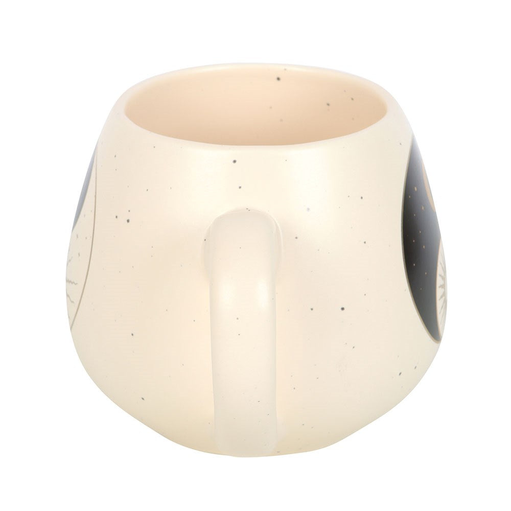 Yin Yang Keramik Tasse Rueckseite ohne Henkel
