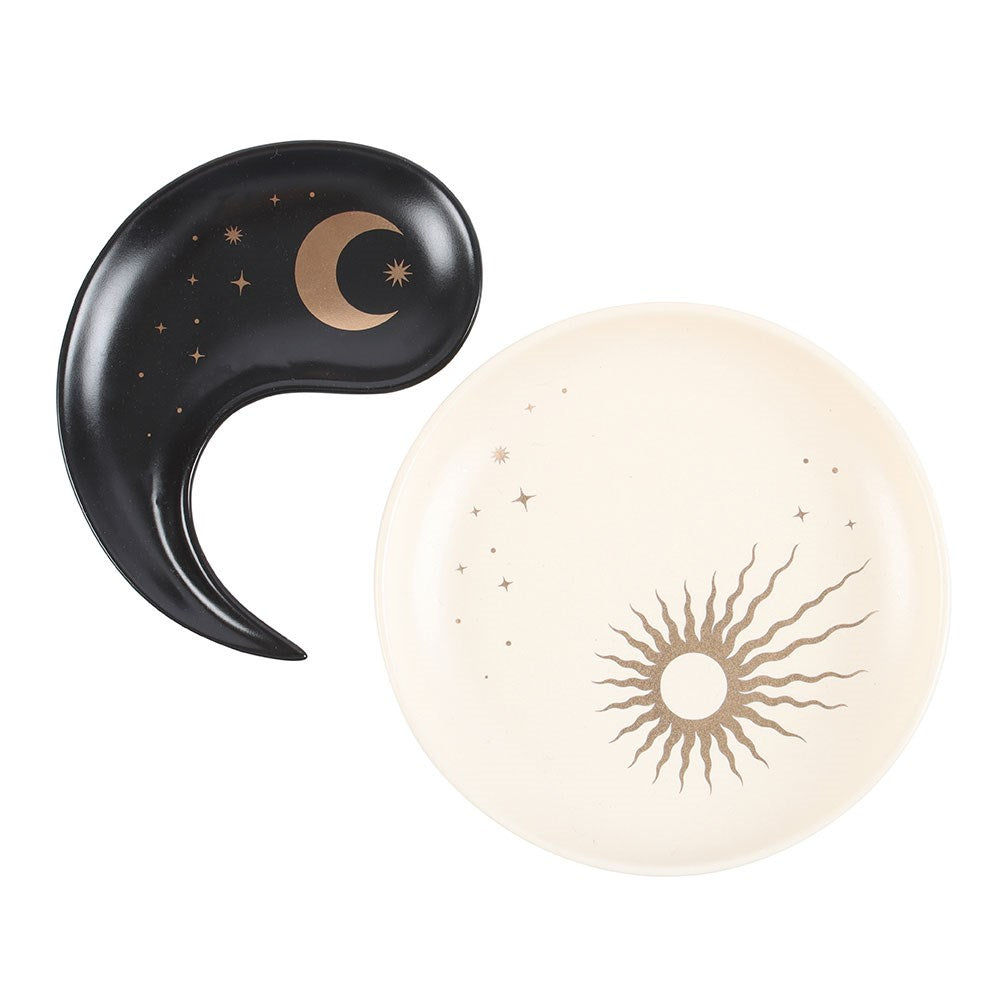 Yin Yang Keramik Schmuckschale zweiteilig auseinander
