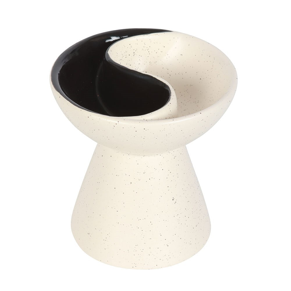 Yin Yang Keramik Duftlampe Draufsicht Schale