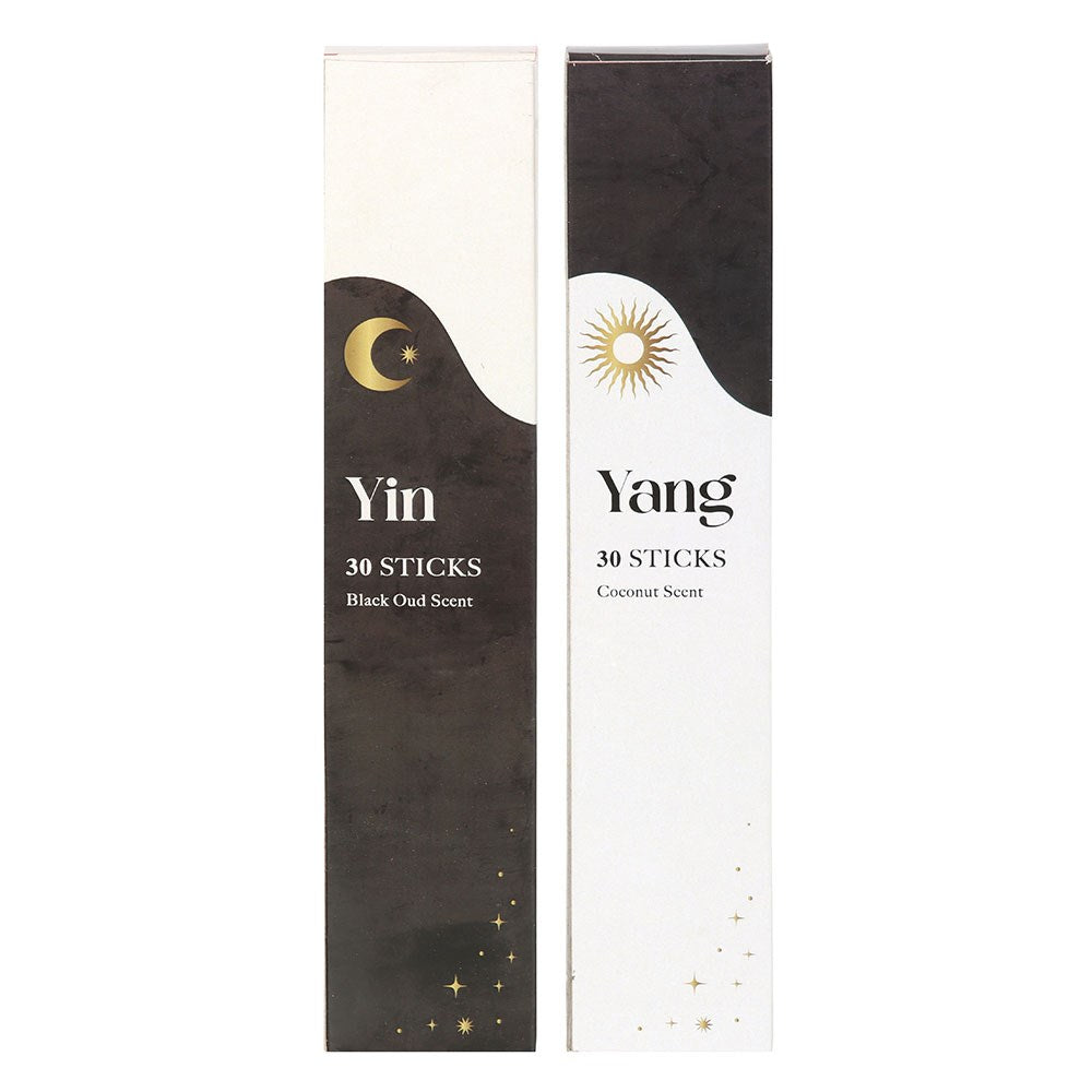 Yin Yang Räucherstäbchen Einzelboxen Black Oud und Kokos
