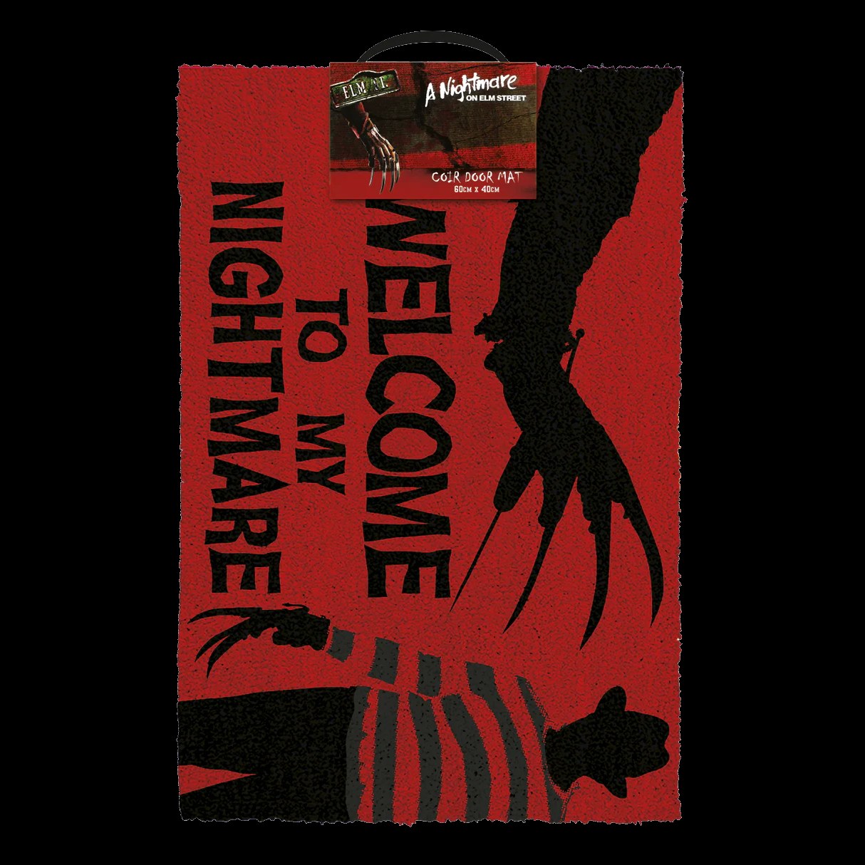 Fußmatte Freddy Krüger "Welcome to the Nightmare" 60 x 40 cm