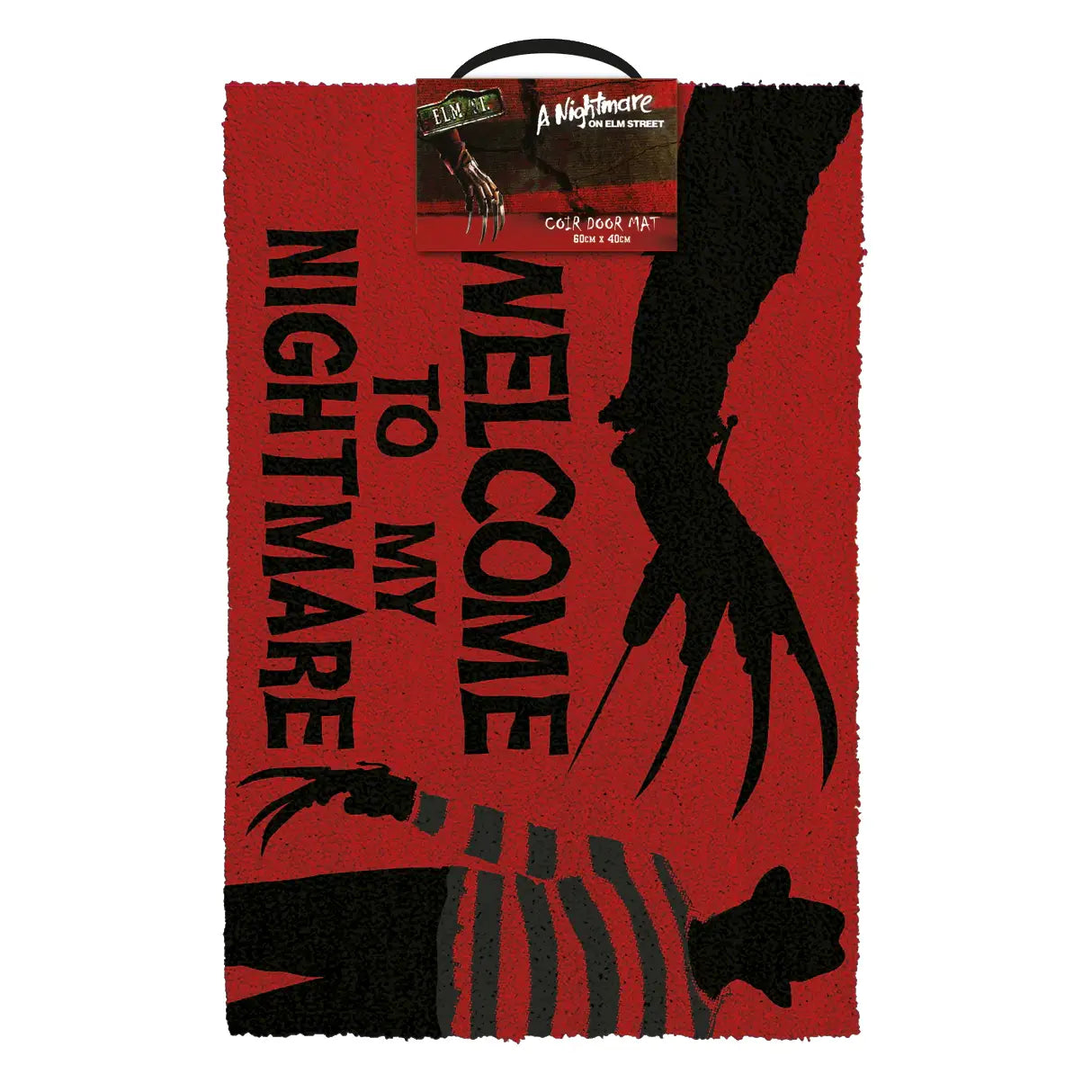 Fußmatte Freddy Krüger "Welcome to the Nightmare" 60 x 40 cm