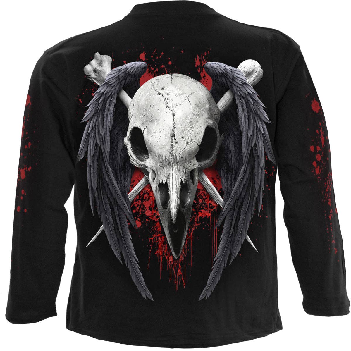 Spiral Longsleeve Langarmshirt "Dead Raven" Herren