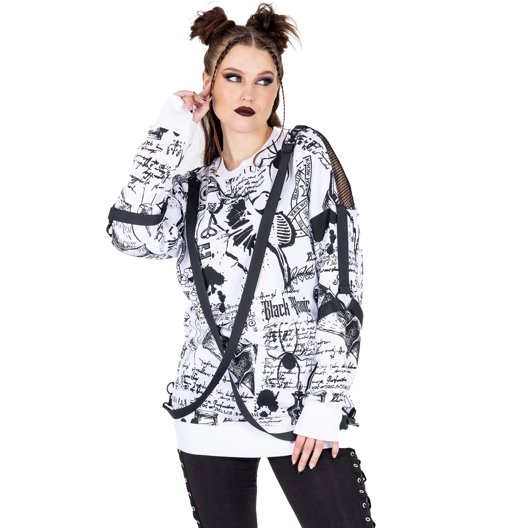 Alchemy Jumper – Model Ganzkörper vorne