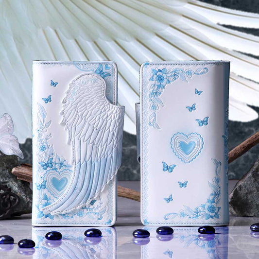 Romantische Geldbörse White Angel Wings