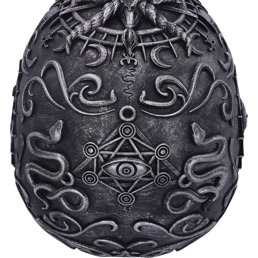 Dekorativer Totenschädel Gothic Deko Baphomet Kopf