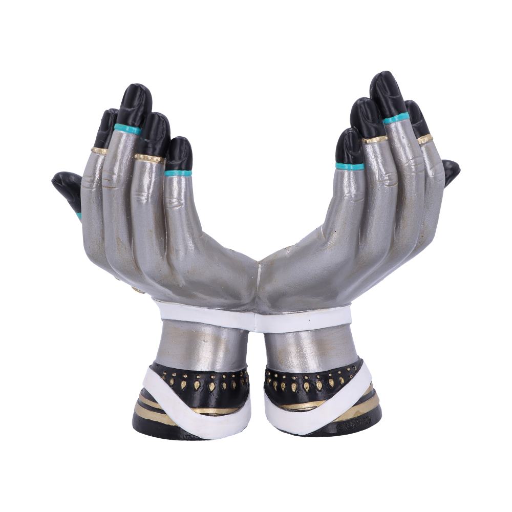 Fantasy Dekofigur Glaskugelhalter Wahrsagerhände Fortine Teller 20cm