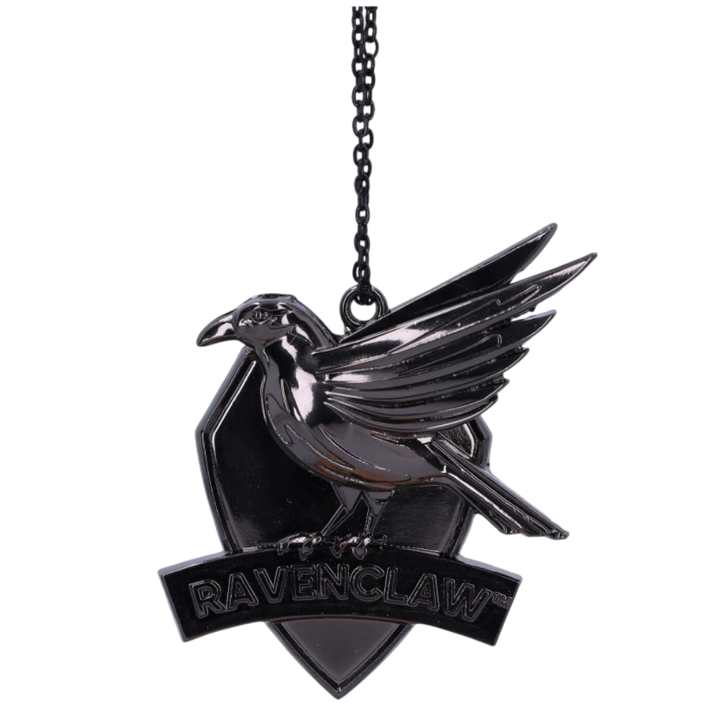 Harry Potter Ravenclaw – Silberfarbener Wappen-Anhänger 7 cm Christbaumschmuck Fantasy