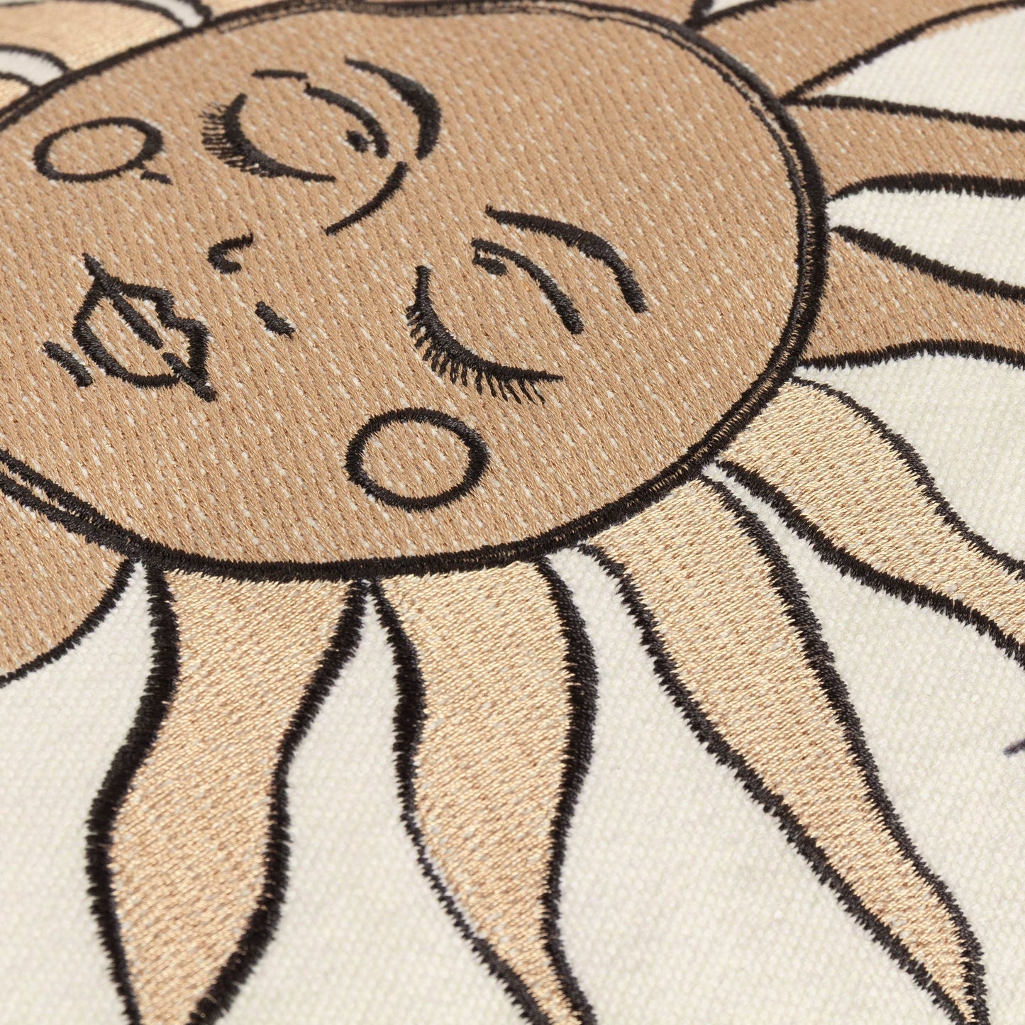 Witchy Dekokissen Samt Tarotkarte _"Die Sonne" 30 x 50 cm Gothic Deko