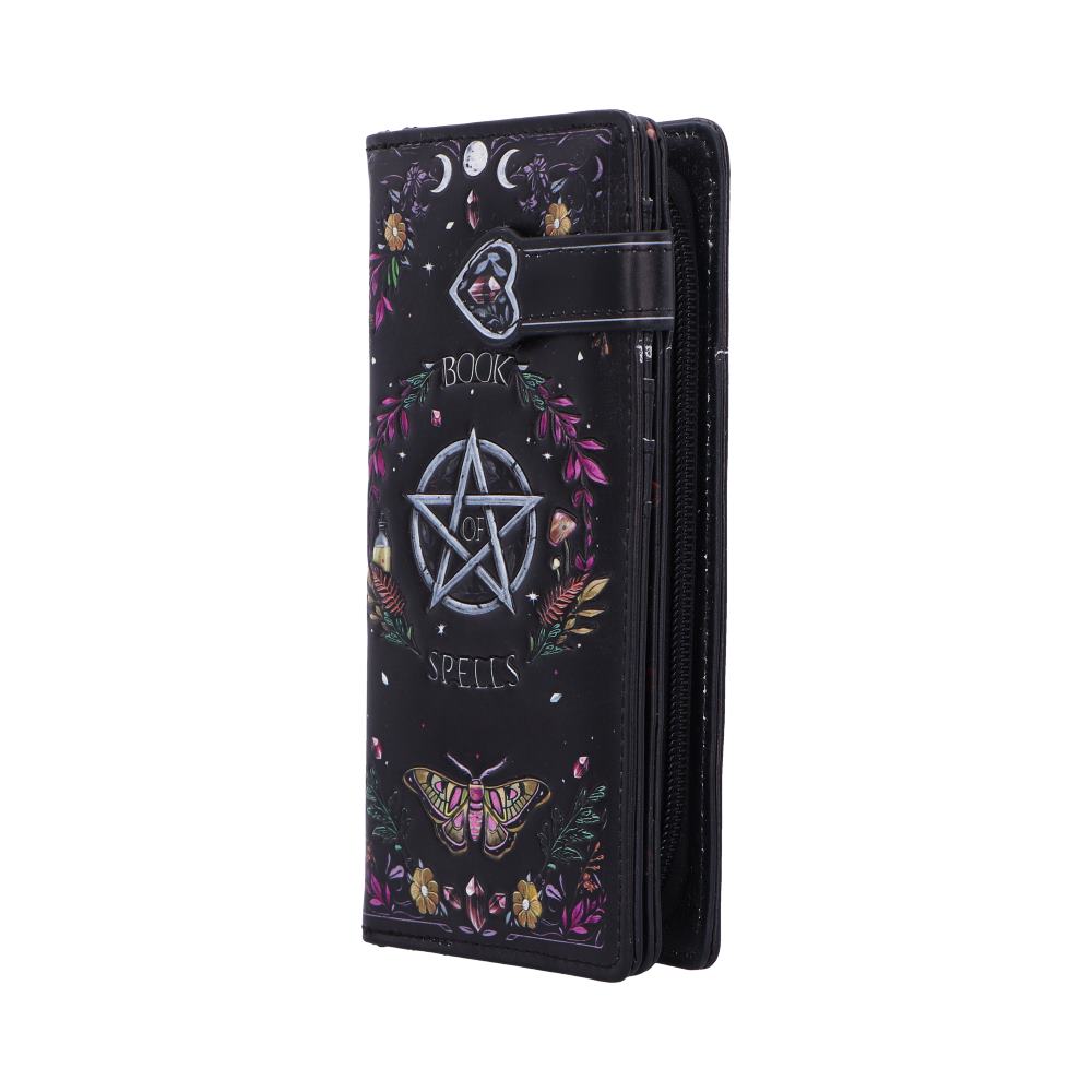 Mystische Gothic Geldbörse Book of Spells Witch