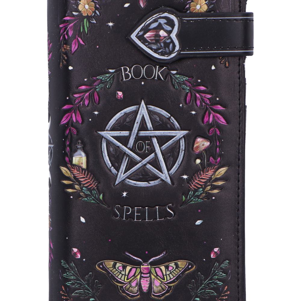 Mystische Gothic Geldbörse Book of Spells Witch
