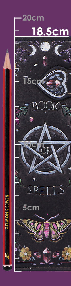 Mystische Gothic Geldbörse Book of Spells Witch