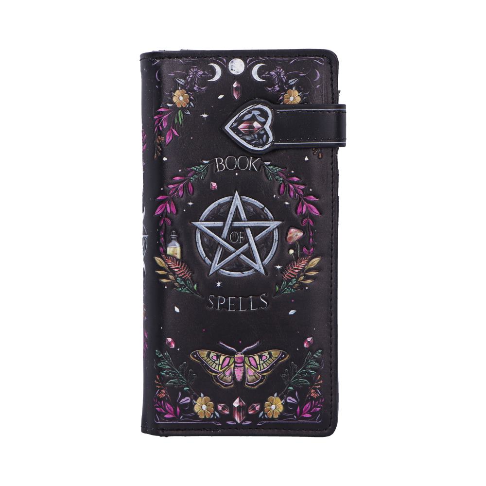 Mystische Gothic Geldbörse Book of Spells Witch