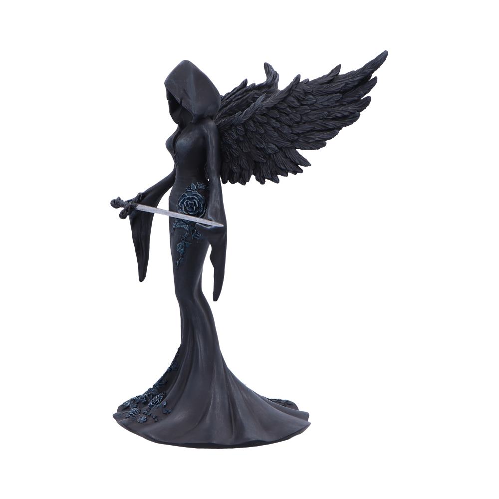 Femme Fatale Warrior – Gothic Engelsfigur mit Schwert 20,3 cm