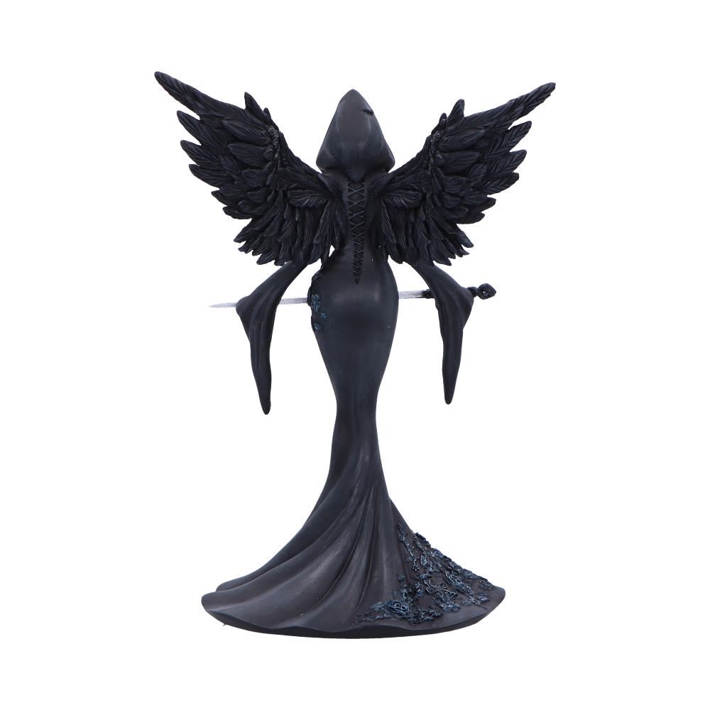 Femme Fatale Warrior – Gothic Engelsfigur mit Schwert 20,3 cm