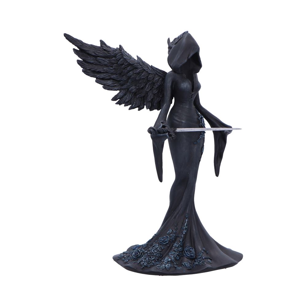 Femme Fatale Warrior – Gothic Engelsfigur mit Schwert 20,3 cm