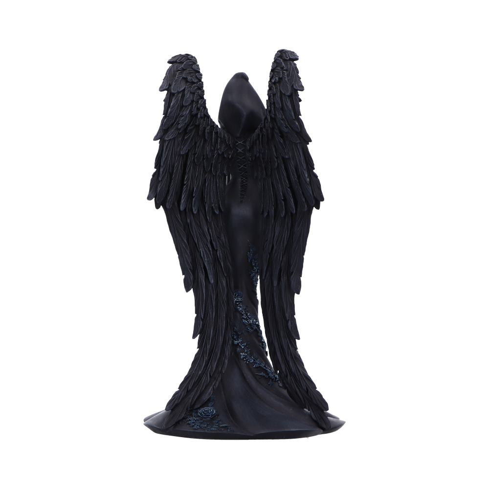 Femme Fatale Scholar – Gothic Engelsfigur mit Buch 21,9 cm Dekofigur Halloween