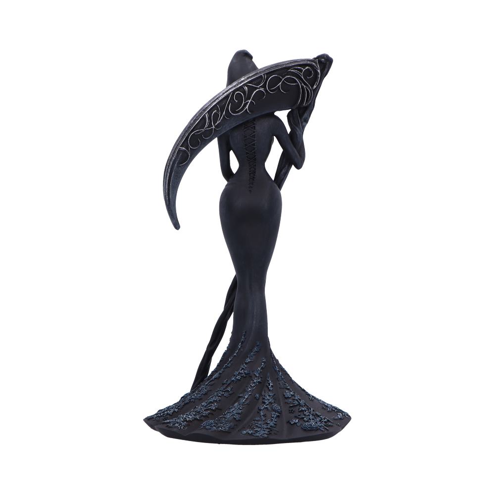 Femme Fatale Reaper – Gothic Figur mit Sense 20 cm Dekofigur Halloween